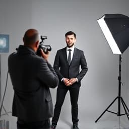 Professional corporate headshot photography session in Denver