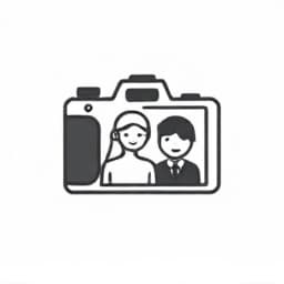Wedding portrait photography icon