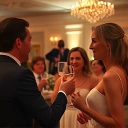 Candid wedding reception photography moment